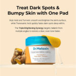 Dr.Melaxin TX-Kojic Acid Turmeric Toner Pad – 70 Pads / 190 ml - Image 5