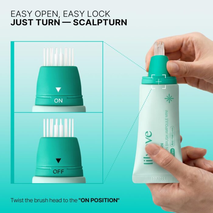 ⁦Lilyeve Scalp:Turn Cica PDRN Brush Ampoule 30ml⁩ - الصورة ⁦3⁩