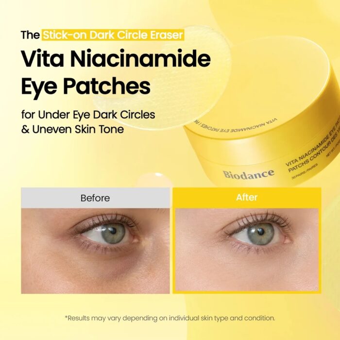 BIODANCE - VITA NIACINAMIDE EYE PATCHES 30 pair - Image 3