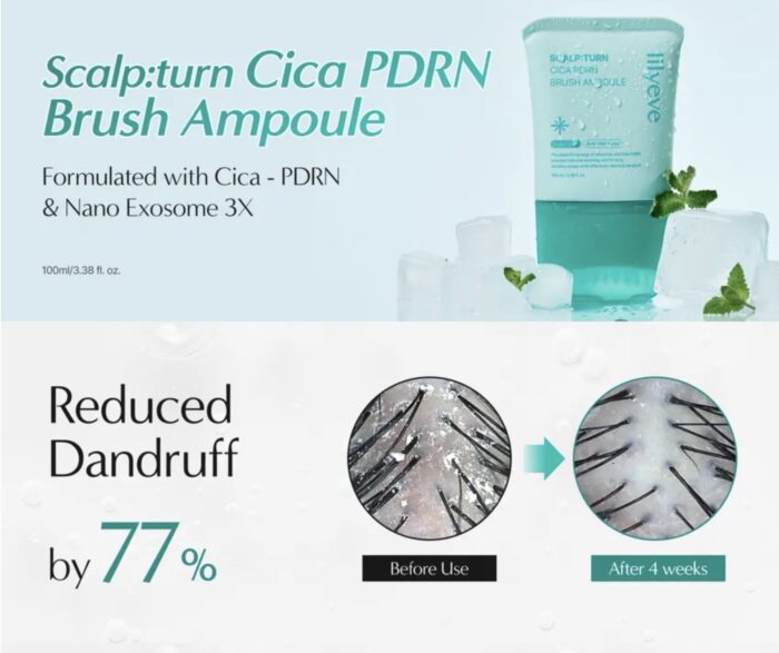 lilyeve - Scalp Turn Cica PDRN Brush Ampoule 100 ML - Image 8