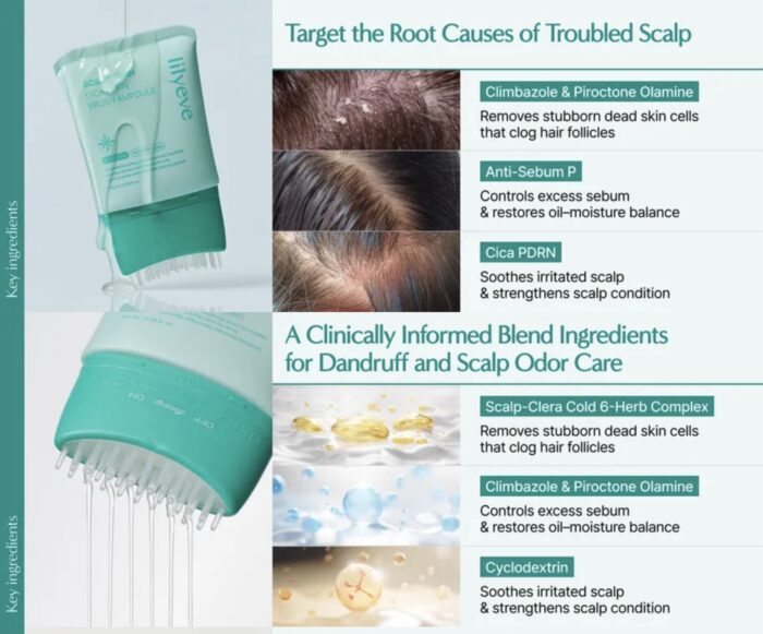 lilyeve - Scalp Turn Cica PDRN Brush Ampoule 100 ML - Image 6