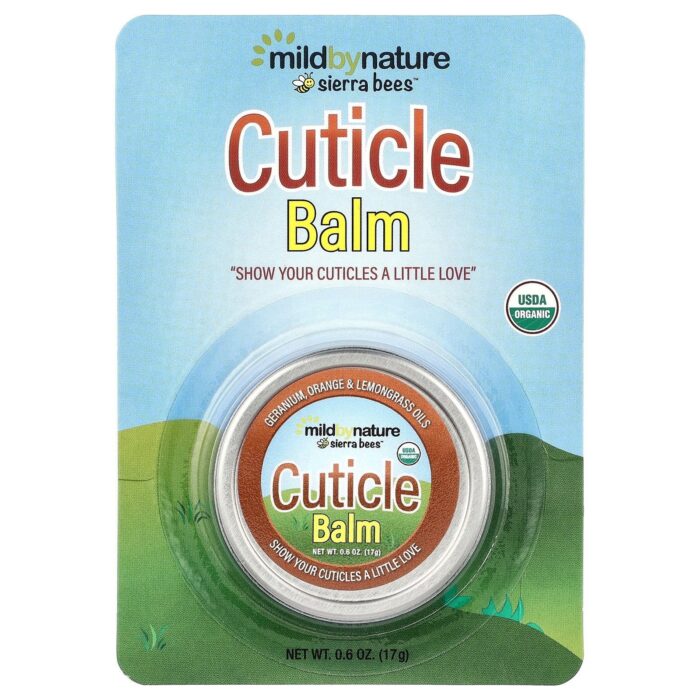 Mild By Nature Cuticle Care Balm, Geranium, Orange & Lemongrass, 17 g - Image 2