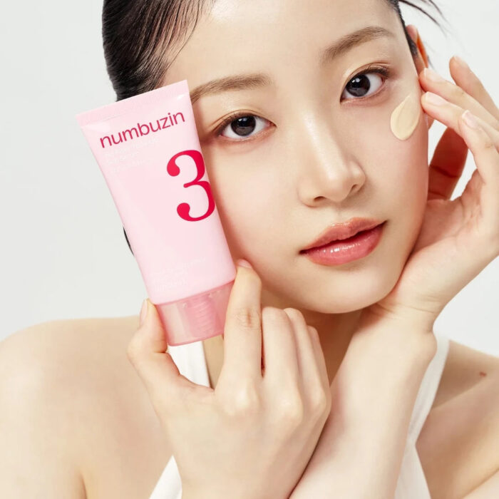 Numbuzin No.3 No-Filter Tone-Up Sun Serum (02 Glow) - Image 2