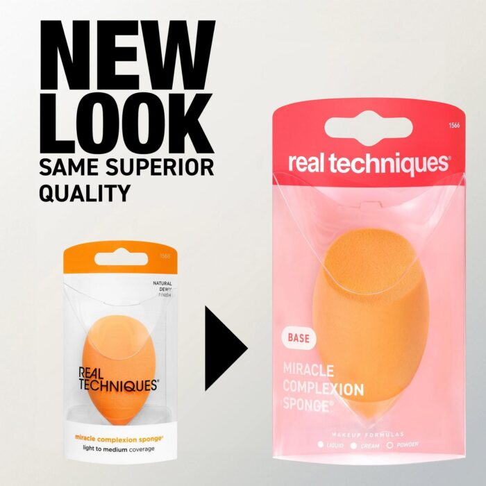 Real Techniques 4-Pack Miracle Complexion Makeup Blending Sponges - Image 5