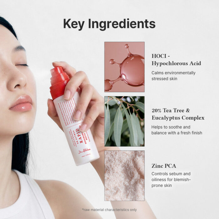 Dr. Althea Rapid Hypochlorous Acid Rescue Mist 60ml - Image 2