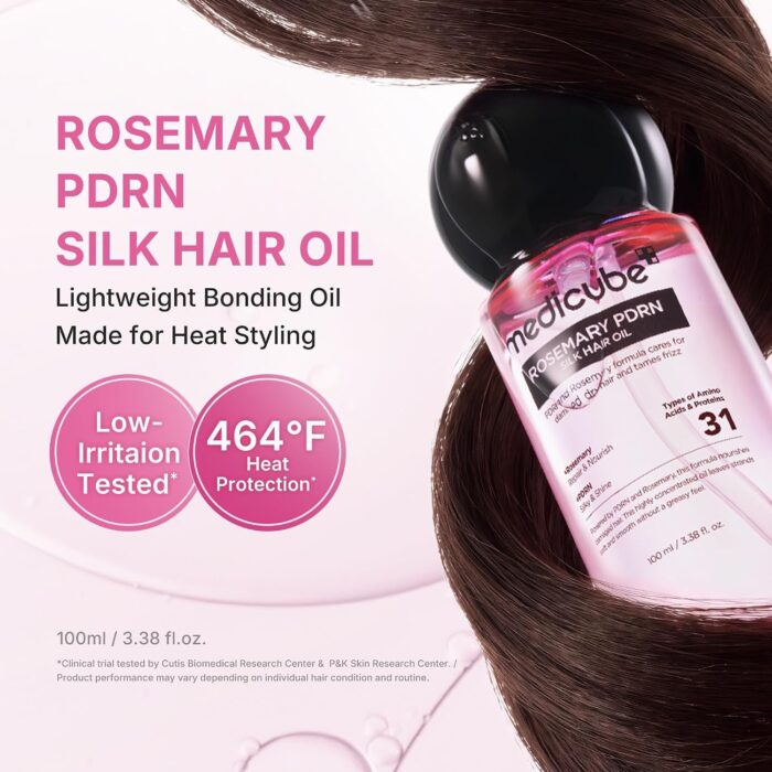 ⁦Medicube Rosemary PDRN Silk Hair Oil 100ml⁩ - الصورة ⁦2⁩
