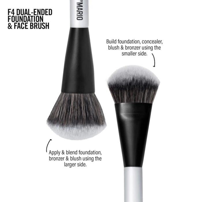 MAKEUP BY MARIO 
F4 Dual-Ended Foundation and Face Brush - Image 2